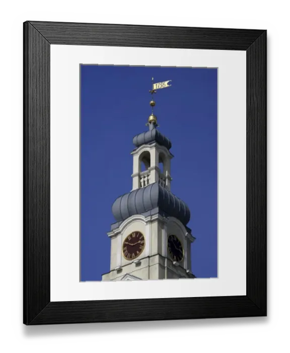 Framed Print : The clock tower of the Town Hall in Town Hall Square. Riga. Latvia Framed Print : The clock tower of the Town Hall in Town Hall Square. Riga. Latvia