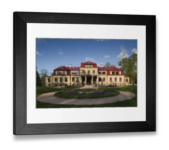 Framed Print : Latvia, Northeastern Latvia, Vidzeme Region, Gauja National Park, Dikli, Dikli Castle