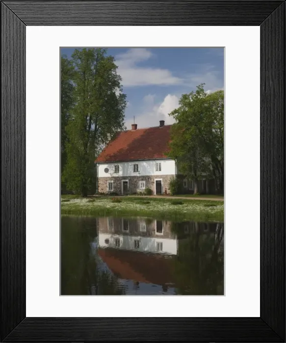 Framed Print : Latvia, Northeastern Latvia, Vidzeme Region, Gauja National Park, Sigulda, Turaida Museum Reserve