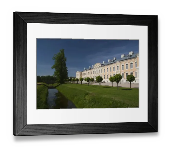 Framed Print : Latvia, Southern Latvia, Zemgale Region, Pilsrundale, Rundale Palace, b. 1740, Bartolomeo Rastrelli Framed Print : Latvia, Southern Latvia, Zemgale Region, Pilsrundale, Rundale Palace, b. 1740, Bartolomeo Rastrelli