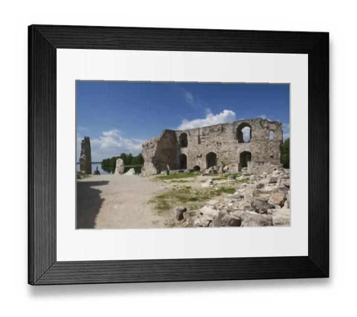 Framed Print : Latvia, Riga, Southeastern Latvia, Latgale Region, Daugava River Valley, Koknese Framed Print : Latvia, Riga, Southeastern Latvia, Latgale Region, Daugava River Valley, Koknese