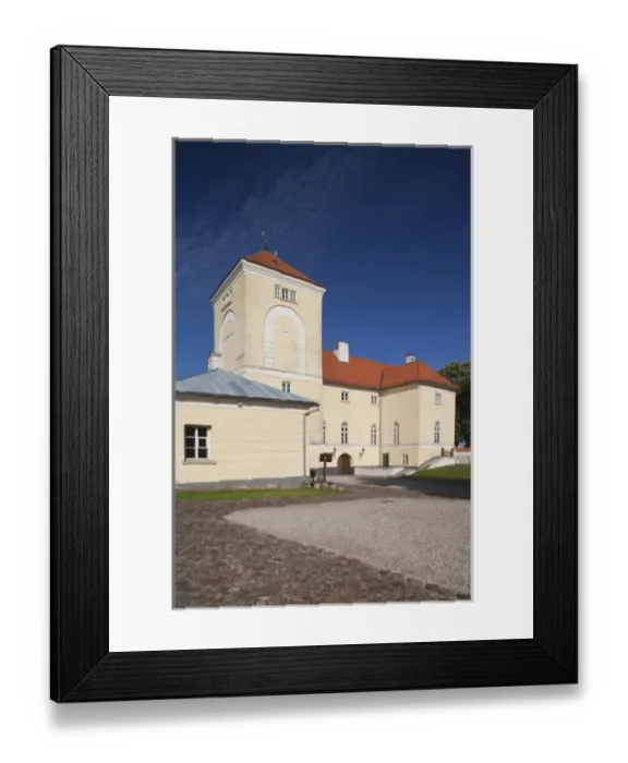 Framed Print : Latvia, Western Latvia, Kurzeme Region, Ventspils, Castle of the Livonian Order, morning Framed Print : Latvia, Western Latvia, Kurzeme Region, Ventspils, Castle of the Livonian Order, morning