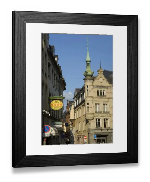Framed Print : Old city, Luxembourg