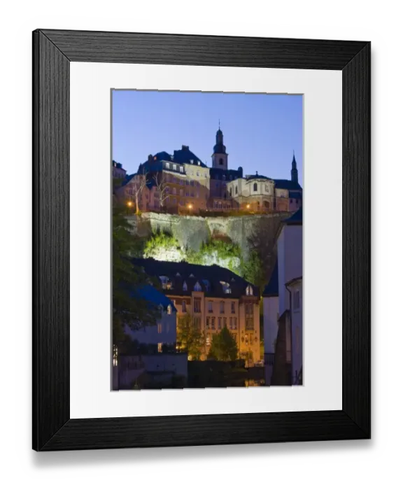 Framed Print : Europe, Luxembourg