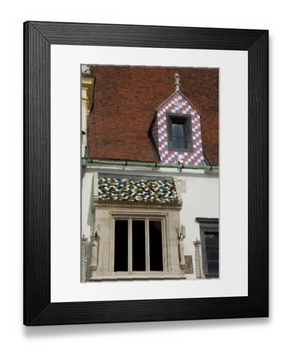Framed Print : Slovakia, Bratislava. Historic downtown Main Square, old Town Hall building detail Framed Print : Slovakia, Bratislava. Historic downtown Main Square, old Town Hall building detail