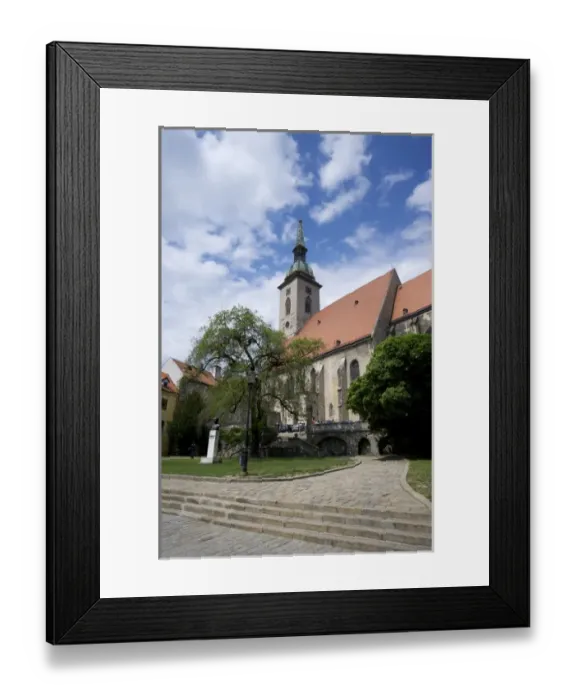 Framed Print : Europe, Slovakia, Bratislava, St. Martins Cathedral