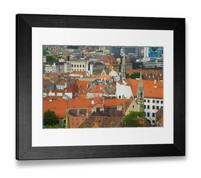 Framed Print : Old town cityscape, Bratislava, Slovakia Framed Print : Old town cityscape, Bratislava, Slovakia