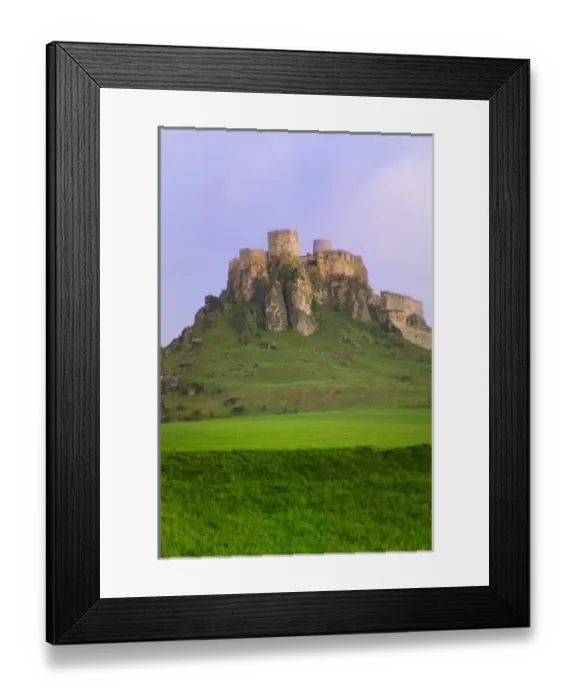 Framed Print : Spissky hrad in mist, Slovakia Framed Print : Spissky hrad in mist, Slovakia
