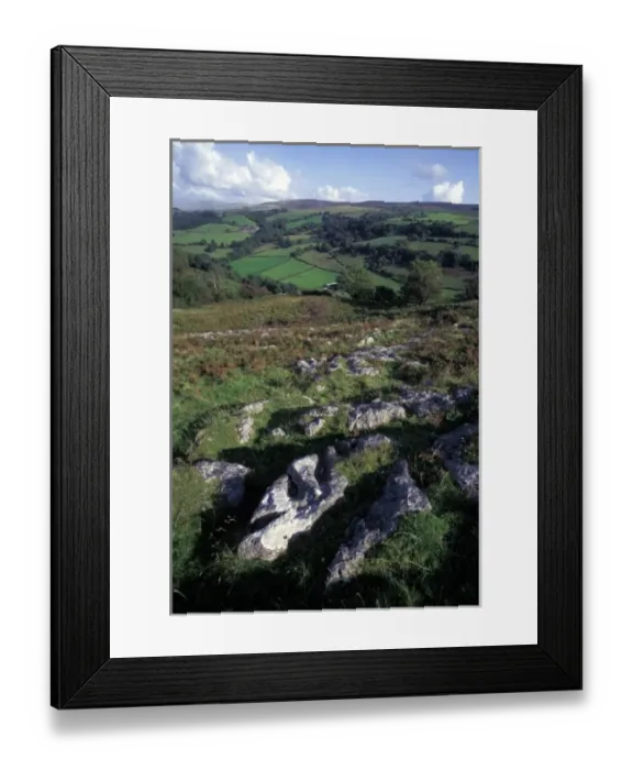 Framed Print : England, Wales, Carmarthen. Cenne River Valley Framed Print : England, Wales, Carmarthen. Cenne River Valley
