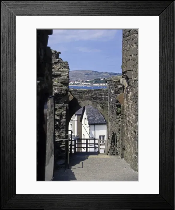 Framed Print : United Kingdom, Wales, Conwy. Conwy Castle, a UNESCO World Heritage Site, one of the Castles Framed Print : United Kingdom, Wales, Conwy. Conwy Castle, a UNESCO World Heritage Site, one of the Castles