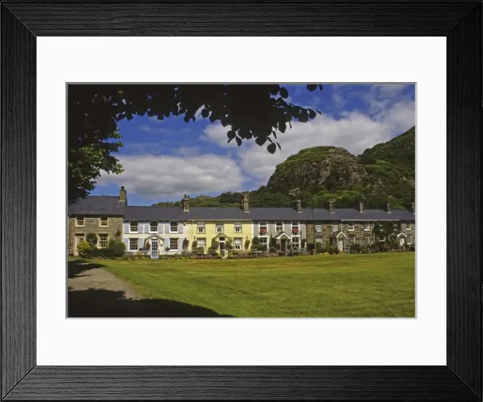 Framed Print : United Kingdom, Wales, Snowdonia, Beddgelert, a village with a fabled past in