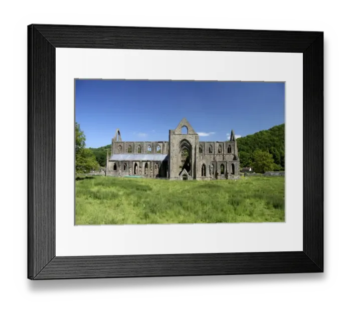 Framed Print : Tintern, Wales. The ruins of an ancient yet magnificent abbey, the Tintern Abbey in Wales Framed Print : Tintern, Wales. The ruins of an ancient yet magnificent abbey, the Tintern Abbey in Wales