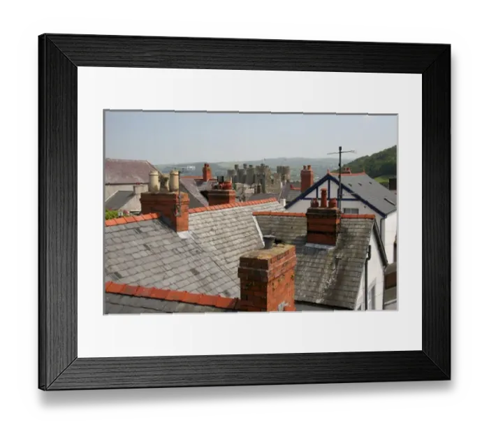 Framed Print : Conwy, Wales. The magnificent walled city of Conwy, with Conwy Castle in the background Framed Print : Conwy, Wales. The magnificent walled city of Conwy, with Conwy Castle in the background