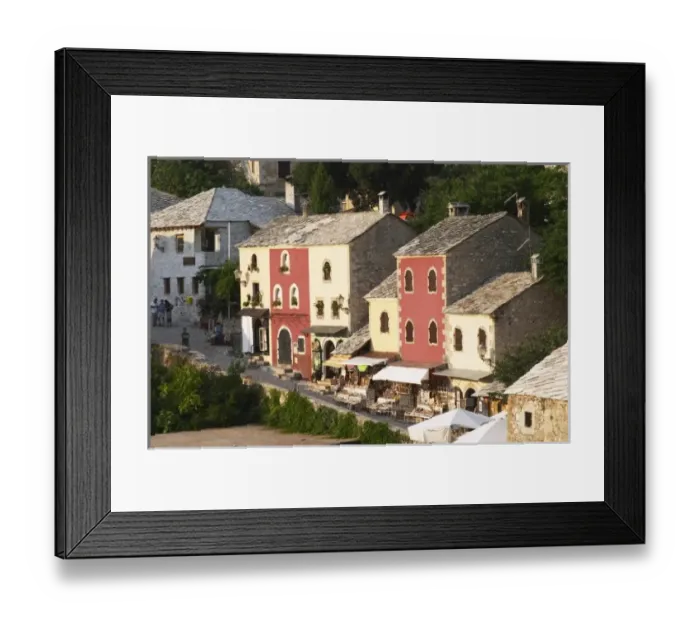 Framed Print : Bazar street Kujundziluk. Historic town of Mostar. Federation Bosne i Hercegovine Framed Print : Bazar street Kujundziluk. Historic town of Mostar. Federation Bosne i Hercegovine