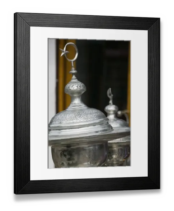 Framed Print : Bosnia & Hercegovina- Sarajevo. Bascarsija Ottoman Era Old Town- Coffee Pots Framed Print : Bosnia & Hercegovina- Sarajevo. Bascarsija Ottoman Era Old Town- Coffee Pots