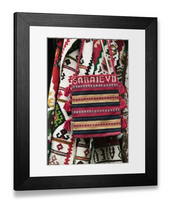 Framed Print : Bosnia & Hercegovina- Sarajevo. Bascarsija Ottoman Era Old Town- Sarajevo Bag