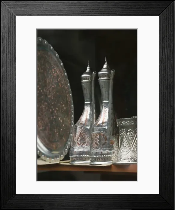 Framed Print : Bosnia & Hercegovina, Sarajevo. Bascarsija Ottoman Era Old Town-Tea Pots