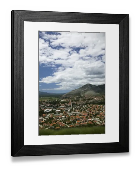Framed Print : Bosnia-Hercegovina -Trebinje. Republika Serbska (RS) Town on the Trebisnjica River-Town Framed Print : Bosnia-Hercegovina -Trebinje. Republika Serbska (RS) Town on the Trebisnjica River-Town