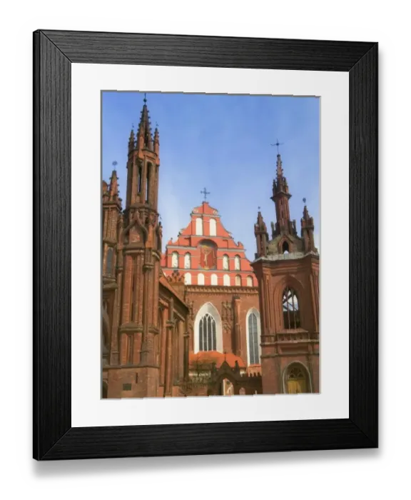 Framed Print : St. Annes Church, Vilnius, Lithuania Framed Print : St. Annes Church, Vilnius, Lithuania