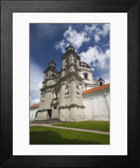 Framed Print : Lithuania, Central Lithuania, Kaunas-area, Pazaislis Monastery, exterior
