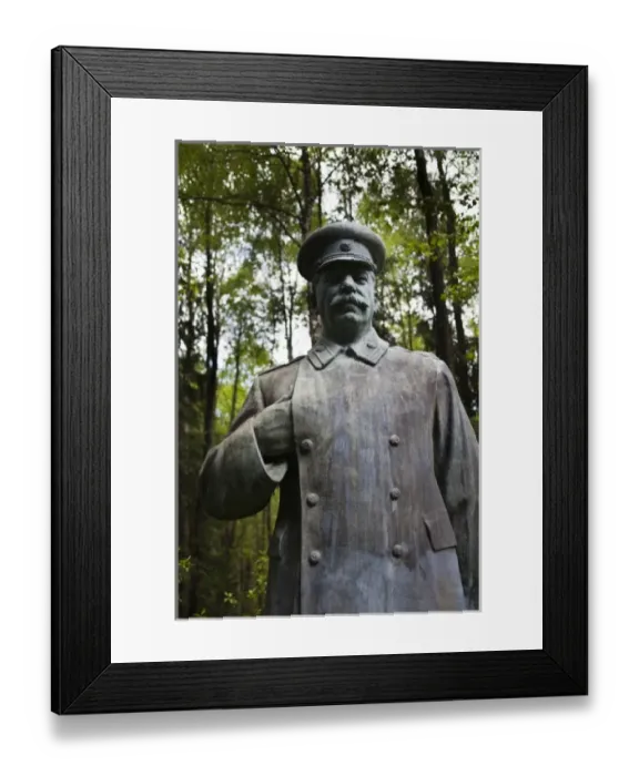 Framed Print : Lithuania, Southern Lithuania, Grutas, Grutas Park, sculpture park of former Communist-era Framed Print : Lithuania, Southern Lithuania, Grutas, Grutas Park, sculpture park of former Communist-era