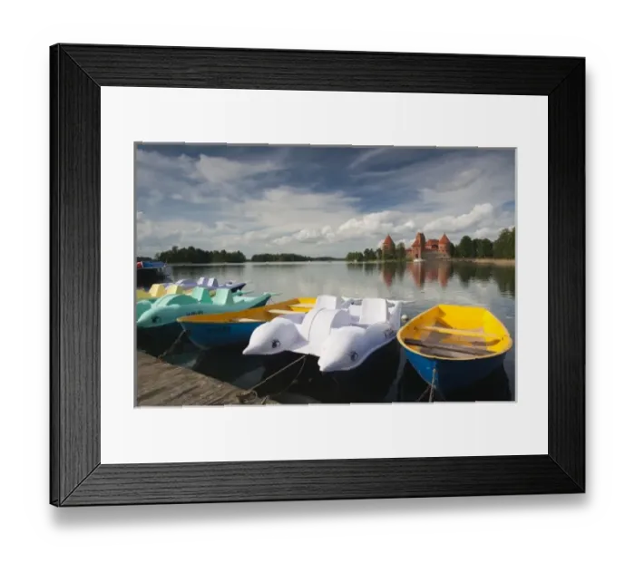 Framed Print : Lithuania, Trakai, Trakai Historical National Park, Island Castle on Lake Galve Framed Print : Lithuania, Trakai, Trakai Historical National Park, Island Castle on Lake Galve