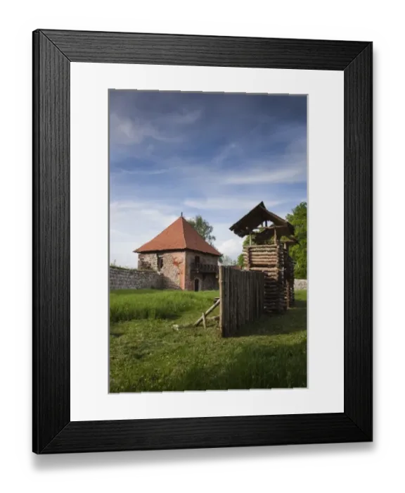 Framed Print : Lithuania, Trakai, Trakai Historical National Park, ruins of Peninsula Castle Framed Print : Lithuania, Trakai, Trakai Historical National Park, ruins of Peninsula Castle