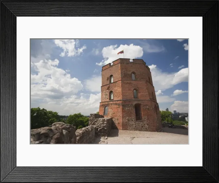 Framed Print : Lithuania, Vilnius, Gediminas Hill, Gedimino Tower Framed Print : Lithuania, Vilnius, Gediminas Hill, Gedimino Tower