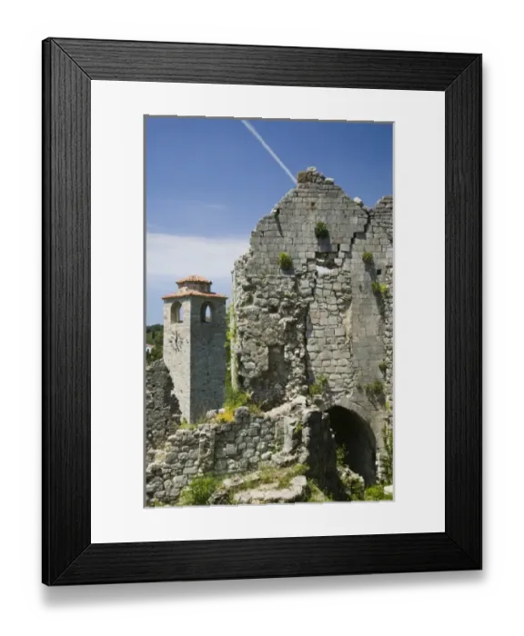 Framed Print : Montenegro, Bar. Stari (Old) Bar Historic Site (dates to 800BC), Saint Catherine Church Framed Print : Montenegro, Bar. Stari (Old) Bar Historic Site (dates to 800BC), Saint Catherine Church