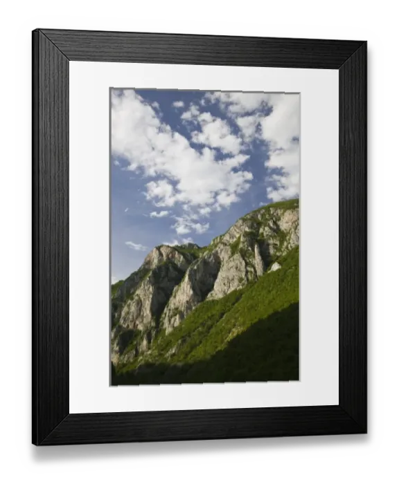 Framed Print : Montenegro, Eastern Montenegro Mountains, Berane. Mountain Landscape  /  Berane Canyon