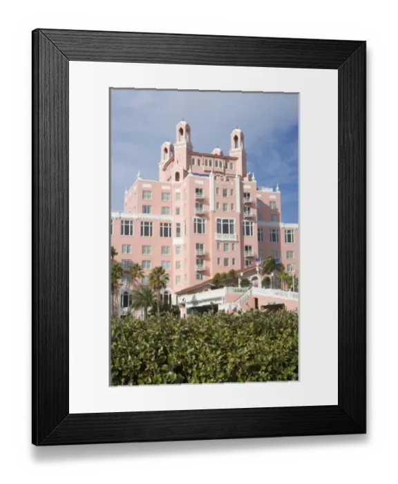 Framed Print : Don Cesar Resort, St. Petersburg Beach, FL