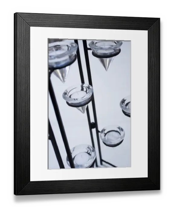 Framed Print : USA, Florida, Miami Area (Key Biscayne): Ritz Carlton Hotel Key Biscayne, Votive Candles