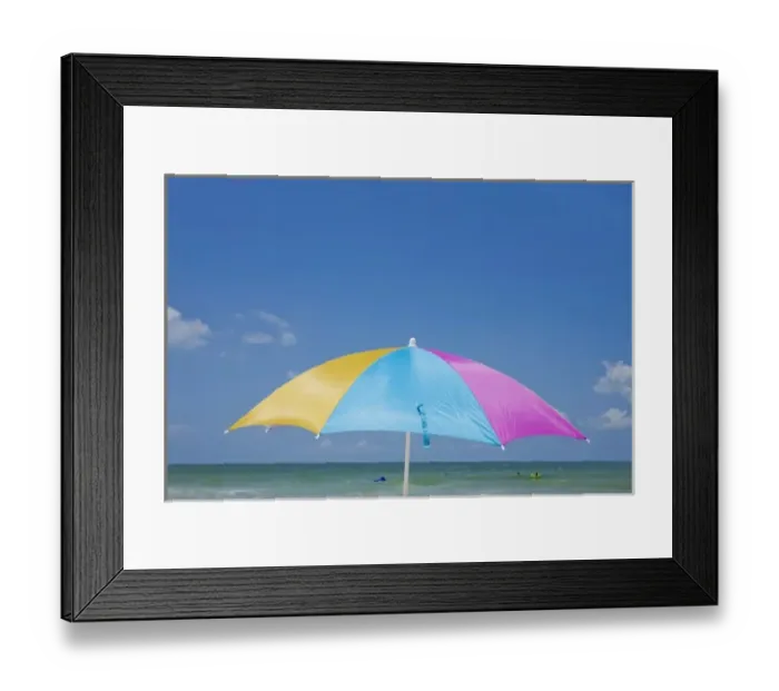 Framed Print : USA, Florida, St. Petersburgful beach umbrella along Gulf of Mexico on summer morning Framed Print : USA, Florida, St. Petersburgful beach umbrella along Gulf of Mexico on summer morning
