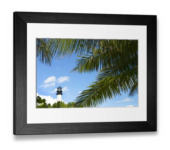 Framed Print : Bill Baggs Cape Florida Lighthouse, Bill Baggs Cape Florida State Park, Built in 1825 Framed Print : Bill Baggs Cape Florida Lighthouse, Bill Baggs Cape Florida State Park, Built in 1825