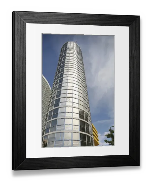 Framed Print : USA, Florida, Miami. The Atlantis Condominium, designed by Arquitectonica in 1982 Framed Print : USA, Florida, Miami. The Atlantis Condominium, designed by Arquitectonica in 1982