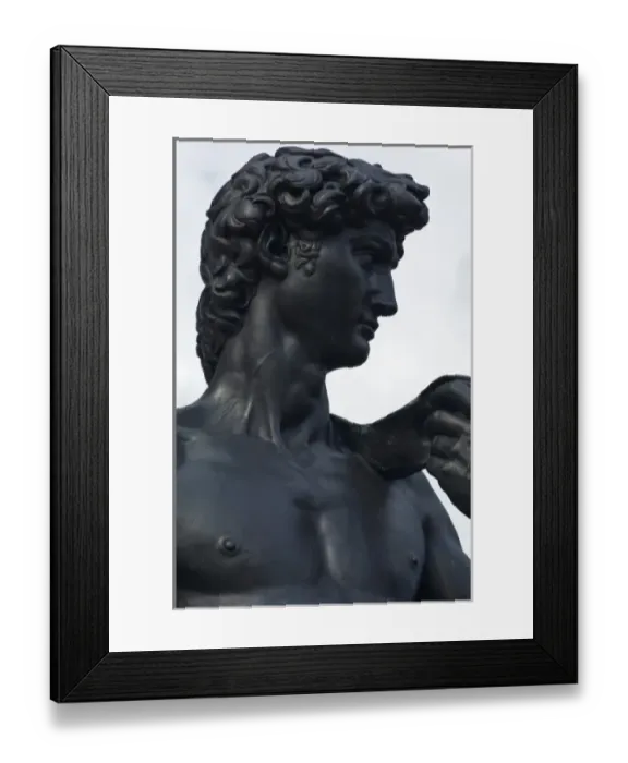 Framed Print : USA, FL, Sarasota, John and Mabel Ringling Museum, Statue of David in Museum Courtyard Framed Print : USA, FL, Sarasota, John and Mabel Ringling Museum, Statue of David in Museum Courtyard