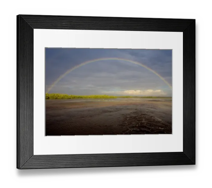 Framed Print : Rainbow over Ding Darling, Ding Darling NWR, Florida Framed Print : Rainbow over Ding Darling, Ding Darling NWR, Florida