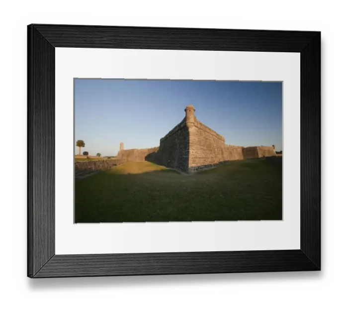 Framed Print : Castillo de San Marcos National Monument, St. Augustine, Florida