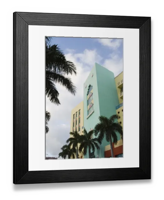 Framed Print : USA, Florida, Miami Beach: South Beach, China Grille Building Framed Print : USA, Florida, Miami Beach: South Beach, China Grille Building