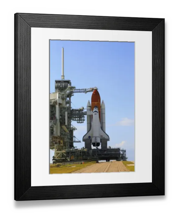 Framed Print : The final mission of Space Shuttle Endeavour STS-134 on Pad 39A at Cape Canaveral, Florida Framed Print : The final mission of Space Shuttle Endeavour STS-134 on Pad 39A at Cape Canaveral, Florida