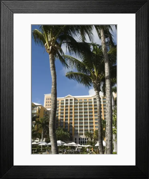 Framed Print : USA, Florida, Miami Area (Key Biscayne): Ritz Carlton Hotel Key Biscayne