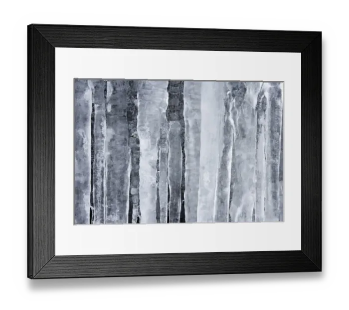 Framed Print : Detail of hanging icicles Framed Print : Detail of hanging icicles