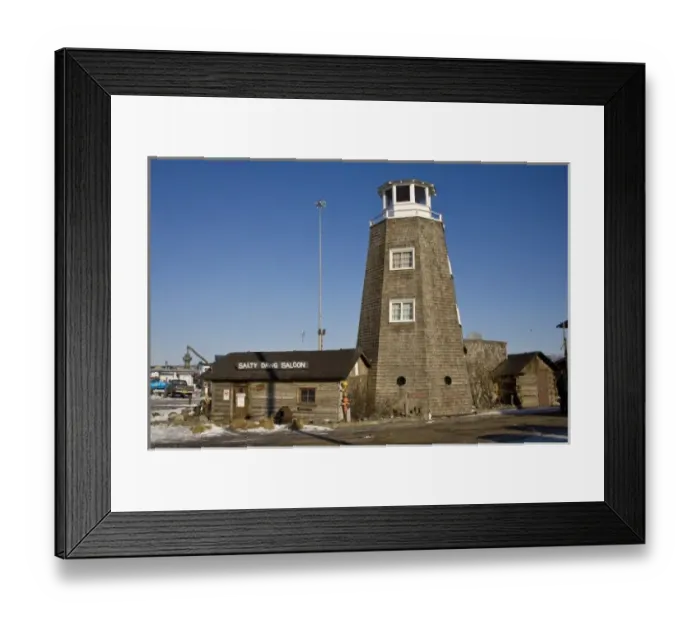 Framed Print : Salty Dawg Saloon, Homer, Alaska