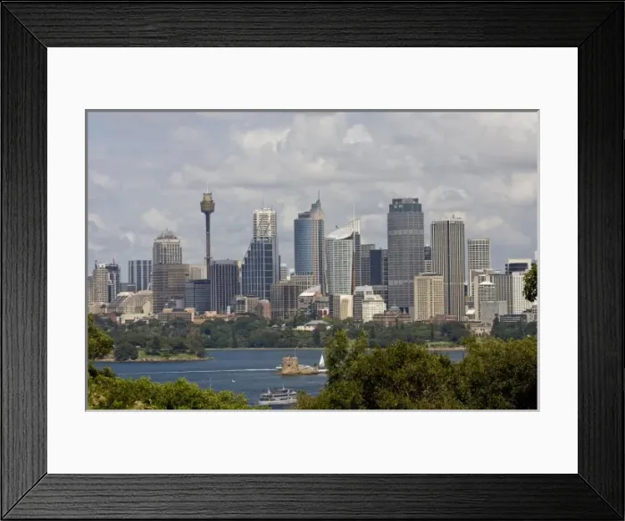 Framed Print : Sydney Harbor Scenery, Sydney, Australia