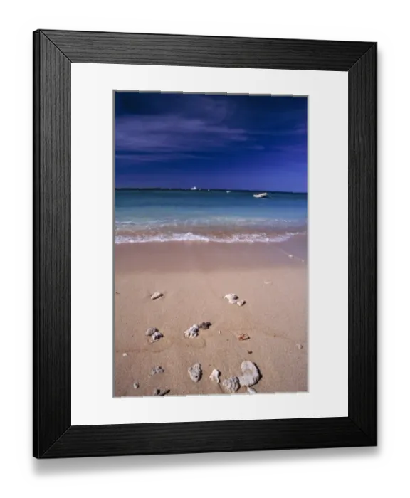 Framed Print : Fiji Islands, Tavarua. A collection of rocks is gathered by the sea on Tavarua, in the Fiji Islands Framed Print : Fiji Islands, Tavarua. A collection of rocks is gathered by the sea on Tavarua, in the Fiji Islands