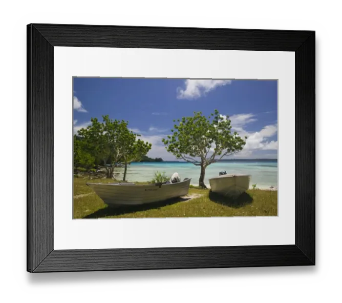 Framed Print : Vanuatu, Espiritu Santo Island, PORT OLRY. Port Olry Town Beach Framed Print : Vanuatu, Espiritu Santo Island, PORT OLRY. Port Olry Town Beach