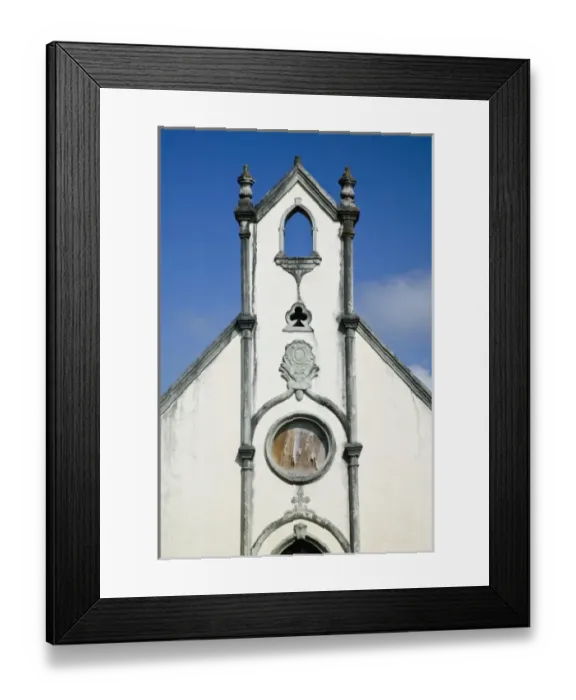 Framed Print : New Caledonia, Central Grande Terre Island, Nemeara. Colonial Church Framed Print : New Caledonia, Central Grande Terre Island, Nemeara. Colonial Church