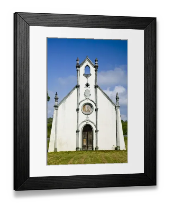 Framed Print : New Caledonia, Central Grande Terre Island, Nemeara. Colonial Church Framed Print : New Caledonia, Central Grande Terre Island, Nemeara. Colonial Church