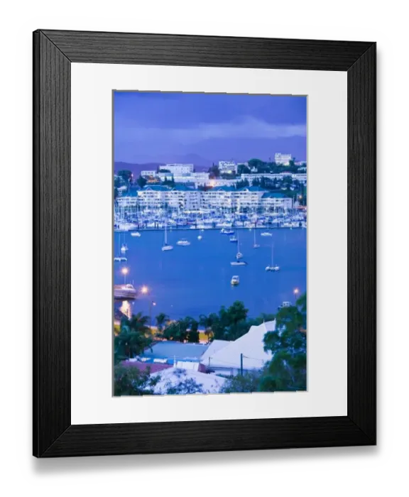 Framed Print : New Caledonia, Grande Terre Island, Noumea. Baie de l Orphelinat / evening Framed Print : New Caledonia, Grande Terre Island, Noumea. Baie de l Orphelinat / evening
