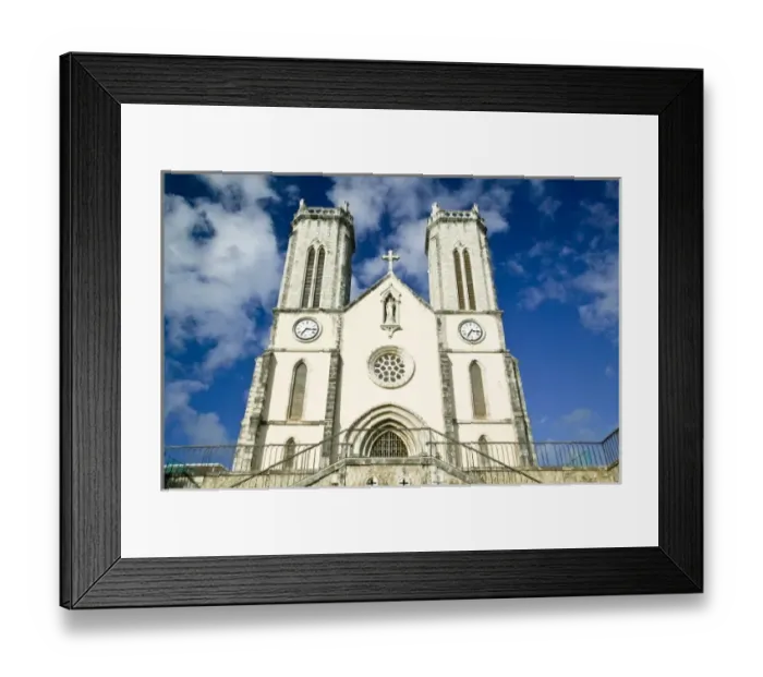 Framed Print : New Caledonia, Grande Terre Island, Noumea. Cathedrale St Joseph Framed Print : New Caledonia, Grande Terre Island, Noumea. Cathedrale St Joseph